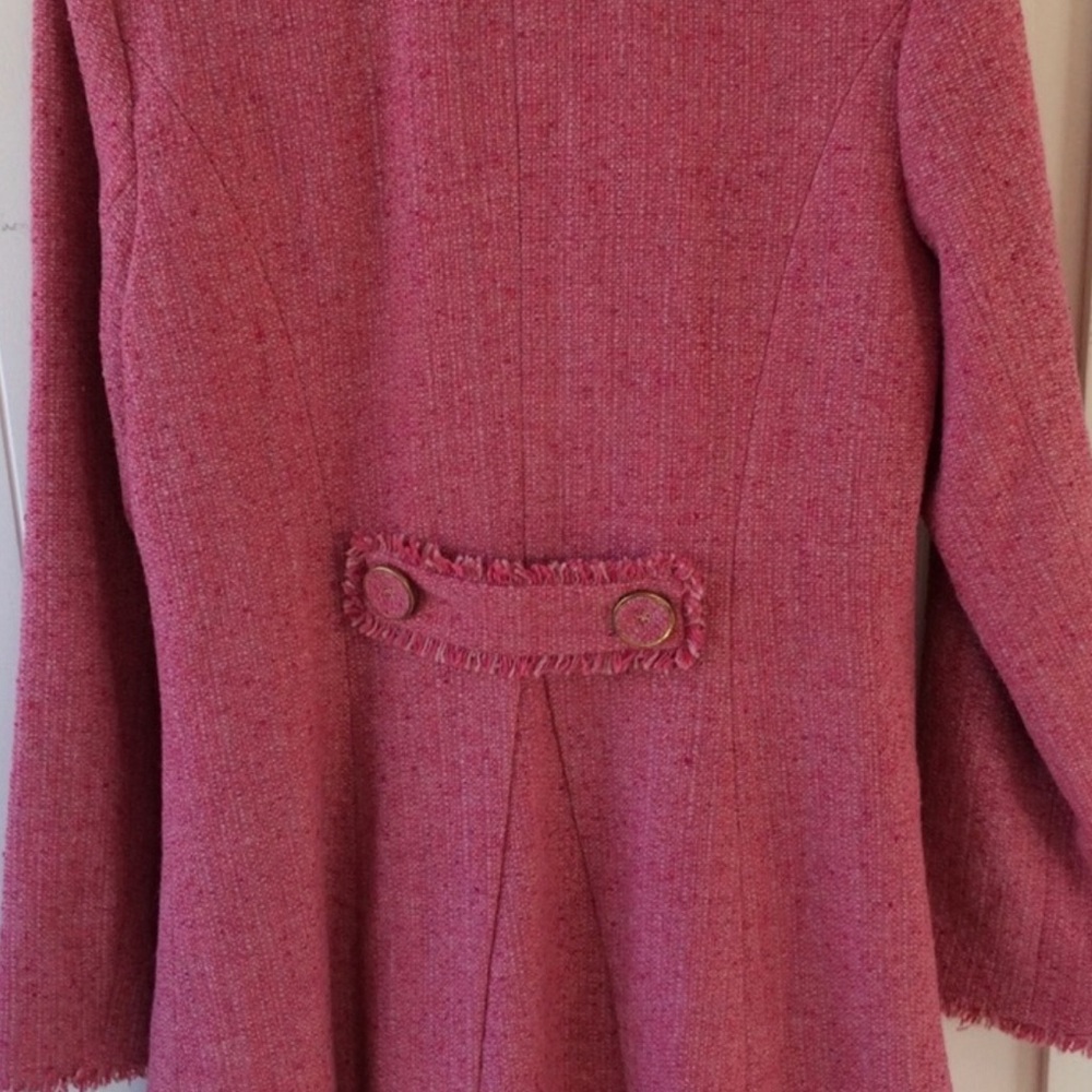 CABI tweed Madison Avenue Fit and Flare Coat